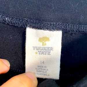 Jegging black size 14 girls tucker and Tate